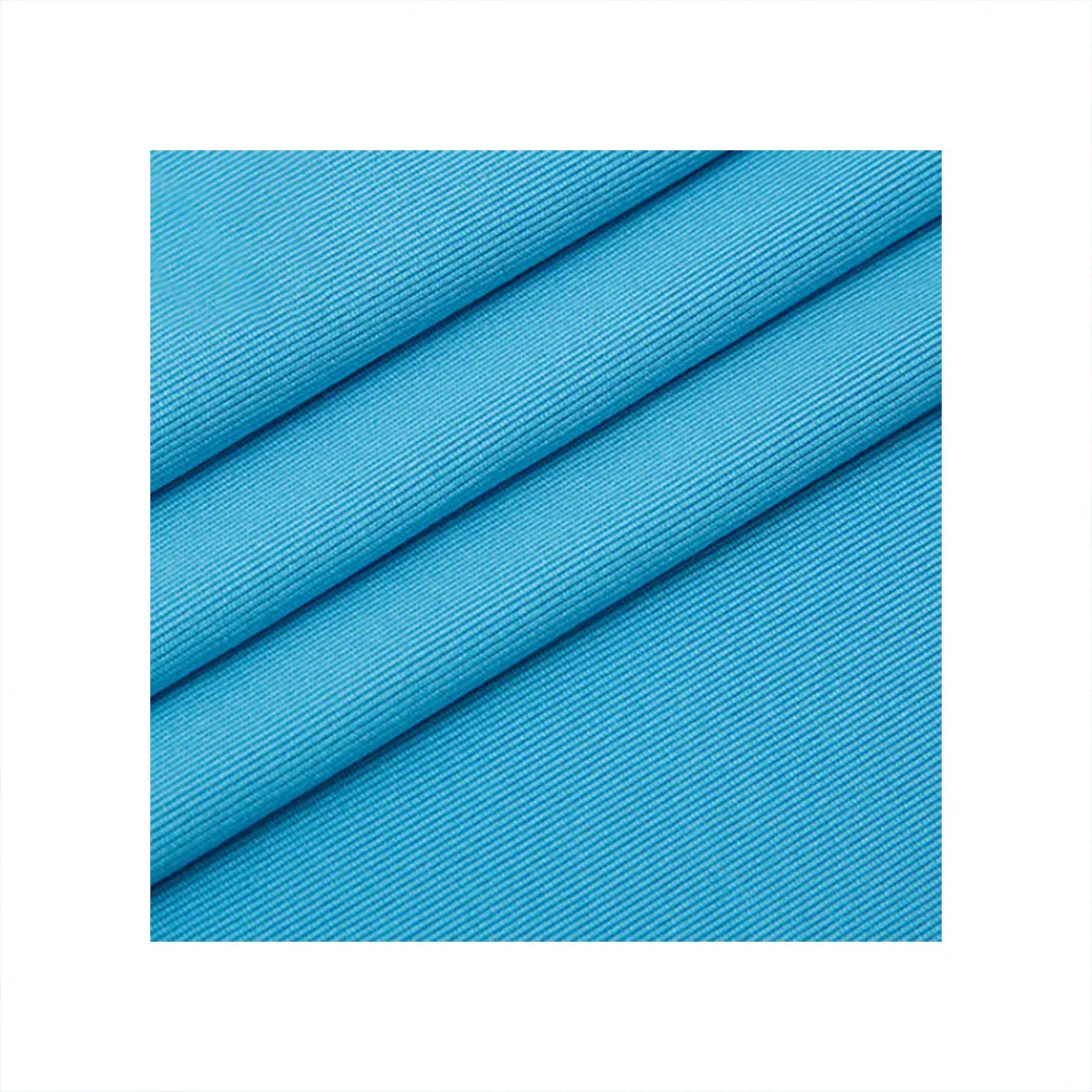 90 Polyester 10 Spandex Stoff 200gsm Atmungsaktiver Sport Elastic Recycled Stoff