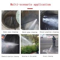 Nettoyeur de canalisations diesel à eau froide haute pression pour usage intensif – Nettoyage des conduites d'évacuation des eaux usées en usine