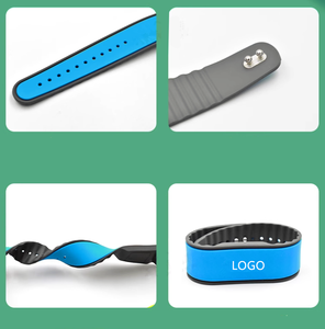 Pulsera de casillero de gimnasio <span class=keywords><strong>RFID</strong></span> de silicona suave de alta calidad pulsera TK4100 Chip pulsera - Product Image 6