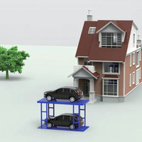 Ascenseur hydraulique à ciseaux de voiture personnalisé CE souterrain pour maison individuelle sous-sol garage dans une fosse cachée