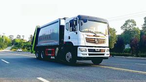 משאית אשפה דיזל דונגפנג איכותית 4x2 דחוסה חדשה עם תיבת הילוכים ידנית, ניקוי פחי אשפה, תקן יורו 5 - Product Image 3