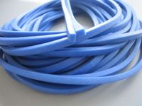 Strip spons karet silikon putih Strip segel busa silikon bulat VMQ kabel berbusa Dia.1/1.2/1.5/1.8/2/2.2/2.5/2.8/3/3.2-25mm