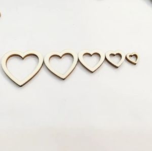 Décoration murale en <span class=keywords><strong>bois</strong></span> de placage en forme de cœur <span class=keywords><strong>creux</strong></span> de 10 à 30 mm, écologique, sculptée, style moderne, style féerique, peinte, charmante - Product Image 4