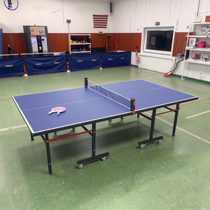 Mesa <span class=keywords><strong>de</strong></span> <span class=keywords><strong>Ping</strong></span>-<span class=keywords><strong>Pong</strong></span> Plegable Personalizada para Interiores, Tablero Moderno con Patas Plegables para Entretenimiento al Aire Libre - Product Image 4