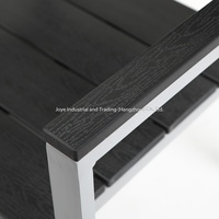 Chaise de salle à manger d'extérieur moderne Joyeleisure Mobilier en bois plastique et aluminium pour le jardin Hôtel Park & Villa Style loisirs