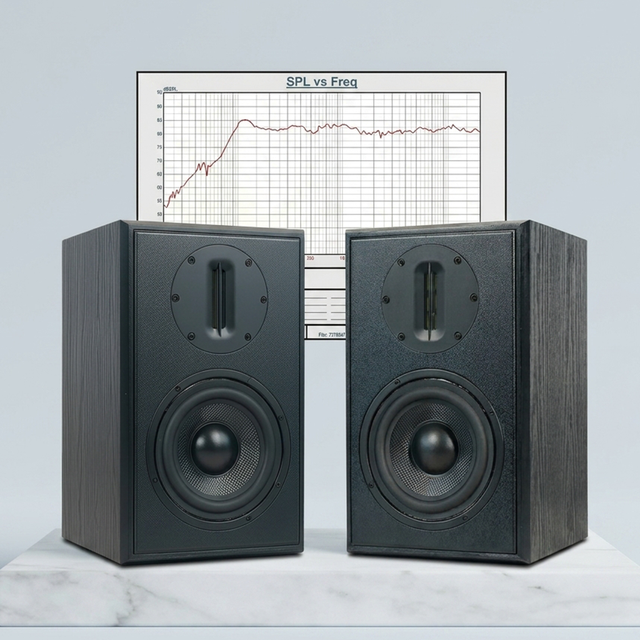 Samtronic 5.25 Inch Home Audio Speakers, 2-Way Passive Bookshelf 5.25 Inches  Magnetically Shielded Woofer & 4" Ribbon Tweeter,