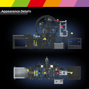 Stampo re 26015 creativo elettrico assemblare mattoni Set palla calcolatrice modello gioco <span class=keywords><strong>No</strong></span>. Planetario ascensore pista blocchi di costruzione - Product Image 2