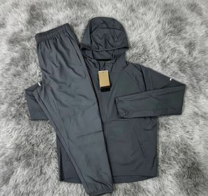 Set di giacche antivento da uomo all'ingrosso, materiali traspiranti ed ecologici, design stampati, tessuto in nylon, perfette per la corsa - Product Image 4