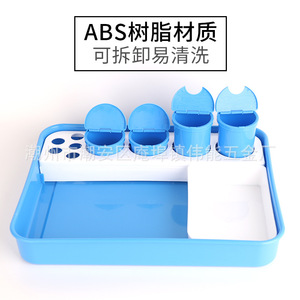 Resin tray <b>dressing</b> tray ABS permanent <b>makeup</b> surgery stainless steel sterilization tray plastic square tray set - Product Image 4
