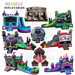 Promotion : Château gonflable de fête avec toboggan, trampoline gonflable pour location événementielle - Product Image 3
