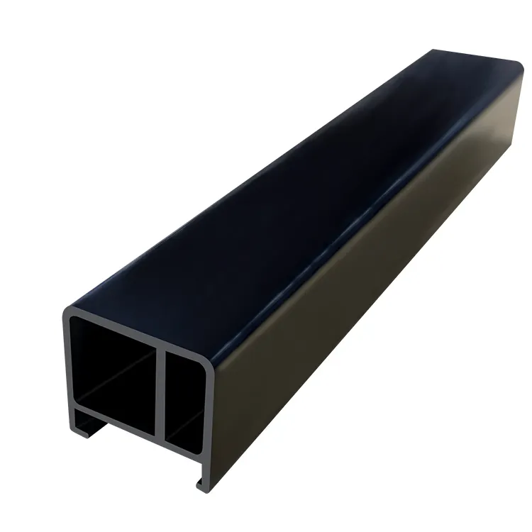 Factory Supply PVC Profiles Plastic black PVC strip OEM Customized extrusion PVC profile manufacturer