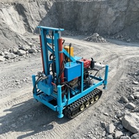 Machine de forage de puits d'eau hydraulique à diamant avec fonctionnement précis et grande stabilité pour les terrains durs