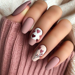 Горячая новинка: 24 шт. накладных ногтей для девочек, квадратные, 3D, с дизайном под подсолнух, искусственные типсы для маникюра из АБС-пластика - Product Image 2