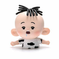 Figurine d'action personnalisée par le fabricant, design de dessin animé 3D, grandes oreilles, TuTu, Toy Story, objet de collection en PVC, ABS, caoutchouc, silicone, plastique, résine