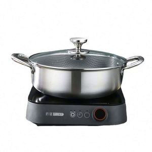 Durable Stainless Steel Cookware Set Non-Stick Pan Large-Capacity Soup <b>Pot</b> Compatible Gas <b>Induction</b> Cooktops Dishwasher - Product Image 1