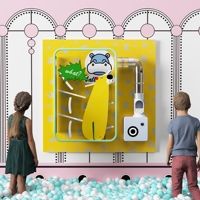 Pista de Canicas Interactiva para Montar en la Pared - Juguete Educativo STEM con Construcción de Metal y Acero para Uso Escolar y en Aeropuertos