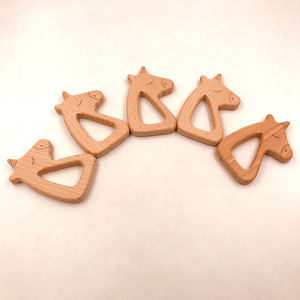 AliExpress <span class=keywords><strong>Amazon</strong></span> de <span class=keywords><strong>la</strong></span> joyería de DIY de playa Animal cabeza de caballo juguete mordedor bebé - Product Image 5