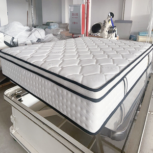 Giá rẻ OEM/ODM 8-12 inch matress matras miếng bọt biển trắng EURO hàng đầu khách sạn vua nữ hoàng Kích thước Latex Gel Bộ nhớ bọt nệm với hộp - Product Image 3