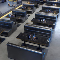 Meubles de bar tendance en gros, table cube LED pour discothèque KTV, mobilier de salon chicha