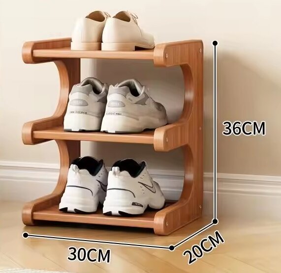 3 niveles, 30 cm de largo [capacidad para 3 pares de zapatos]