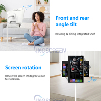 Mobile Smart TV Smart TV Android TV Pour Sport Travail À Domicile Utilisation Avec Tactile Avec Wifi Android Tablet Suivre par moi moniteur