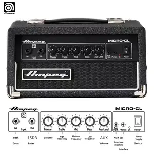 Ampeg Micro-Cl Stack Haut-parleur de <span class=keywords><strong>guitare</strong></span> Armoire électrique 100W Système audio split de scène <span class=keywords><strong>Sangle</strong></span> métallique - Product Image 6
