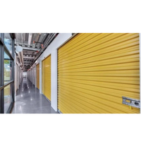 Porte roulante anti-effraction légère et moderne, finition de qualité, prix direct fabricant Chine, pour stockage autonome, résistante au feu