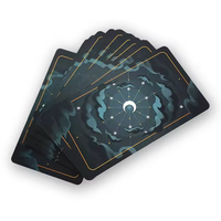 Vente en gros de cartes de jeu personnalisées, oracles signifiant livre en langue russe, jeu de cartes de jeu imprimées, cartes de tarot avec guide
