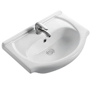 Est-lavabo de cerámica de lujo para baño, mueble de lavabo individual, diseño de buque de lavandería - Product Image 5