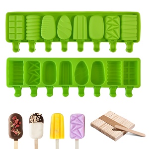 Nuevo Diseño, Molde de Silicona para Helados con 8 Cavidades, Molde para Hacer Helados con Forma de Frutas y Animales, Reutilizable, Libre de BPA, Apto para Alimentos - Product Image 5