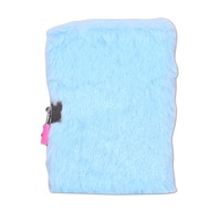 Hot Selling Animal Custom Soft Fluffy Niedliches Plüsch-Notizbuch mit Schloss und Stift für Kinder Geschenk