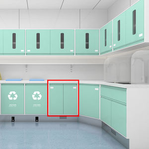 Plinthe moderne d'armoire d'acier inoxydable de 2 portes résistantes commerciales pour l'usage de <span class=keywords><strong>clinique</strong></span> d'hôtel de cuisine de maison de supermarché de salle à manger - Product Image 5