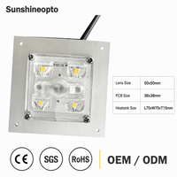 Module d'éclairage LED de rue haute puissance 10-15W 4 en 1, intégré avec PCB en aluminium SMD 5050 pour l'éclairage routier, les tunnels et l'industrie