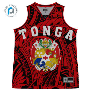 Uniforme de Baloncesto de Malla Personalizado al por Mayor de Tonga, 100% Poliéster Sublimado, para Juego - Product Image 4