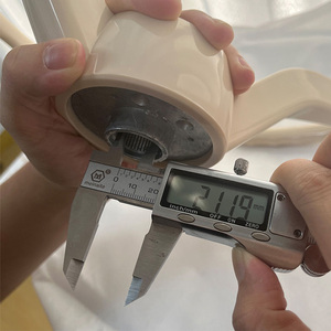 พวงมาลัยขนาด 15-3/4 นิ้ว สีเทาคลาสสิก เบจ แทน ไอวอรี่ ไวท์ แบล็ค สำหรับรถโฟล์คสวาเกน บีเทิล คาร์มันน์ กีอา รุ่นที่ 3 ปี 62-71 - Product Image 3