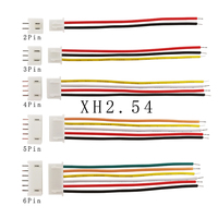 Kit Konektor Kabel Micro JST PH2.0mm XH2.54mm Jantan Betina 2/3/4/5/6 Pin Steker Terminal Kabel Ekstensi Soket 26AWG untuk Otomotif