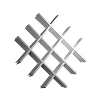 Grille en aluminium de qualité supérieure pour plafond mural extensible Panneaux décoratifs décoratifs en aluminium