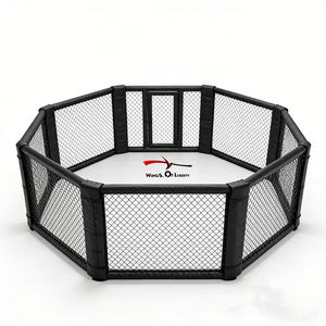 <span class=keywords><strong>Jaula</strong></span> Octagonal de MMA de 6*6*0.5m, Tamaño Personalizado, Fábrica, Ring de Boxeo de Alta Calidad, <span class=keywords><strong>Jaula</strong></span> Octagonal Comercial para Gimnasio en Venta - Product Image 1
