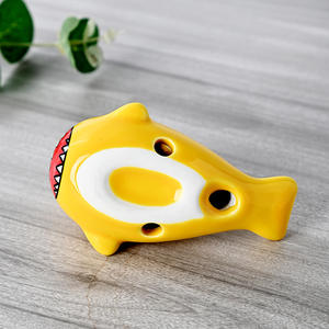 Vente en gros pas cher Mignon Petite Baleine Hippo Ocarina 6 Trous Alto Ac Tone Enfants Débutant Flûte Six Trous Souvenir Touristique - Product Image 3