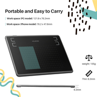 Tablette Graphique Électronique Huion H430P Abordable pour Écriture Numérique, Pavé de Signature USB avec Stylet