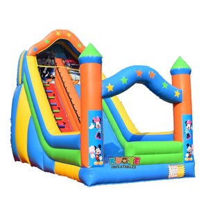 Grande <span class=keywords><strong>maison</strong></span> gonflable extérieure commerciale de rebond de glissière de <span class=keywords><strong>mickey</strong></span> à vendre - Product Image 1