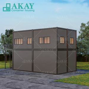 Appartement moderne à double couche <span class=keywords><strong>Garage</strong></span> extérieur + résidence Maisons élégantes préfabriquées Maison modulaire préfabriquée Maison en conteneur - Product Image 2