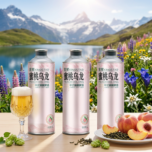 [ร้านค้าอย่างเป็นทางการ]คิงสตาร์ พีชอูหลง ไชนีส คราฟต์ เอล บีร์ ขวด 1 ลิตร*6 ขายจากโรงงาน รสชาติสดชื่น คู่หูที่ดีที่สุดสำหรับบาร์บีคิว - Product Image 3