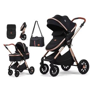 Cochecito de Bebé de Lujo con Sistema de Viaje 3 en 1 de Alta Calidad, Cochecito para Recién Nacidos - Product Image 1