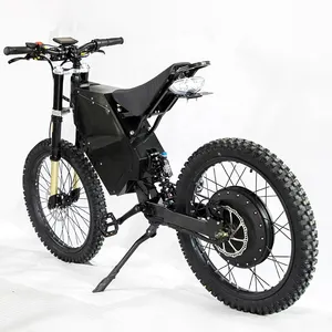 Bicicleta de montaña eléctrica SUSPENSIÓN COMPLETA 72V 3000W Motor neumático gordo adultos Steaith Bomber bicicleta eléctrica Dirt Bike Stealth Bomb Suron