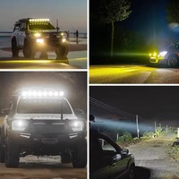 Nouvelle barre lumineuse LED modulaire connectable IP67 6000LM blanche pour conduite tout-terrain, camion, Can-Am - Vente Flash
