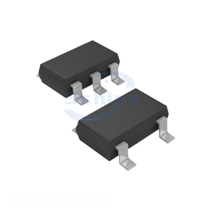 ส่วนประกอบการจัดการพลังงาน (PMIC) อิเล็กทรอนิกส์ SOT 23 5 บาง, TSOT 23 5 MIC5305-2.5BD5-TR ไอซี รีกูเลเตอร์แบบเส้นตรง 2.5V 150mA TSOT23 5 มีสินค้าในสต็อก - Product Image 1
