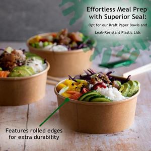 Eco Friendly Disposable Waterproof Fast Food Packing Takeaway Take Out Snack Lunchbox Kraft Paper Food <b>Containers</b> Box Packaging - Product Image 4
