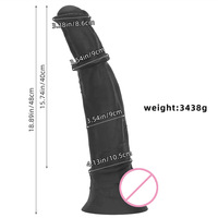 Plug anal XXL en silicone souple, extra-large et extra-long, style pénis, pour hommes et femmes, jouet sexuel, godemiché, fournisseur de jouets sexuels