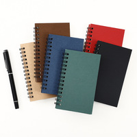 Cuaderno de Bolsillo de Cuero Tamaño B7, Tapa Dura, Portátil, con Costuras Reforzadas, para Oficina, Regalo, Personalización con Logotipo Publicitario